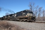 NS 9846 takes coal train 590 East at Cove PA, MP116